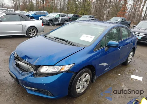 2015 Honda Civic Lx из США, поврежденный, VIN 19XFB2F5XFE218742